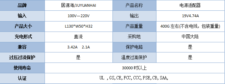 筆記本電源適配器